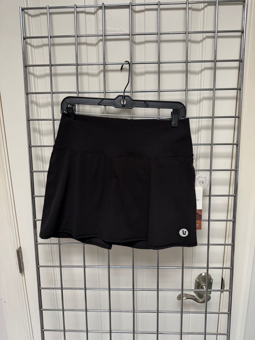 Vuori Black Active Skort with Built-In Shorts